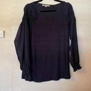 LOFT Navy Top S